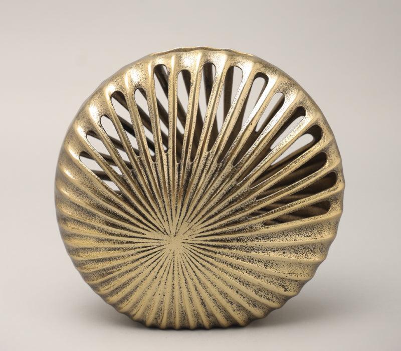 Cynosure Vase | Antique Gold Finished