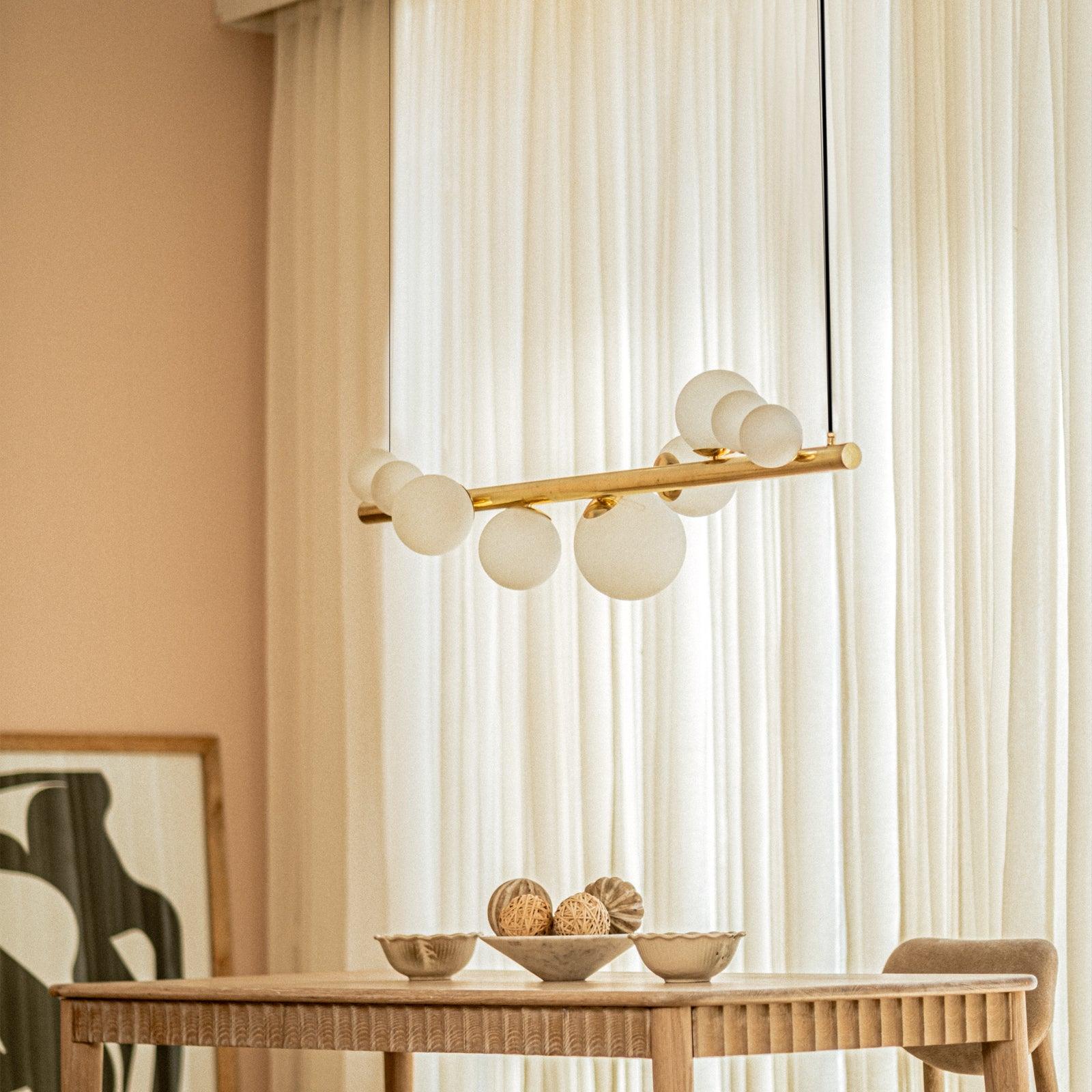 Kellan Chandelier | Metal and Glass