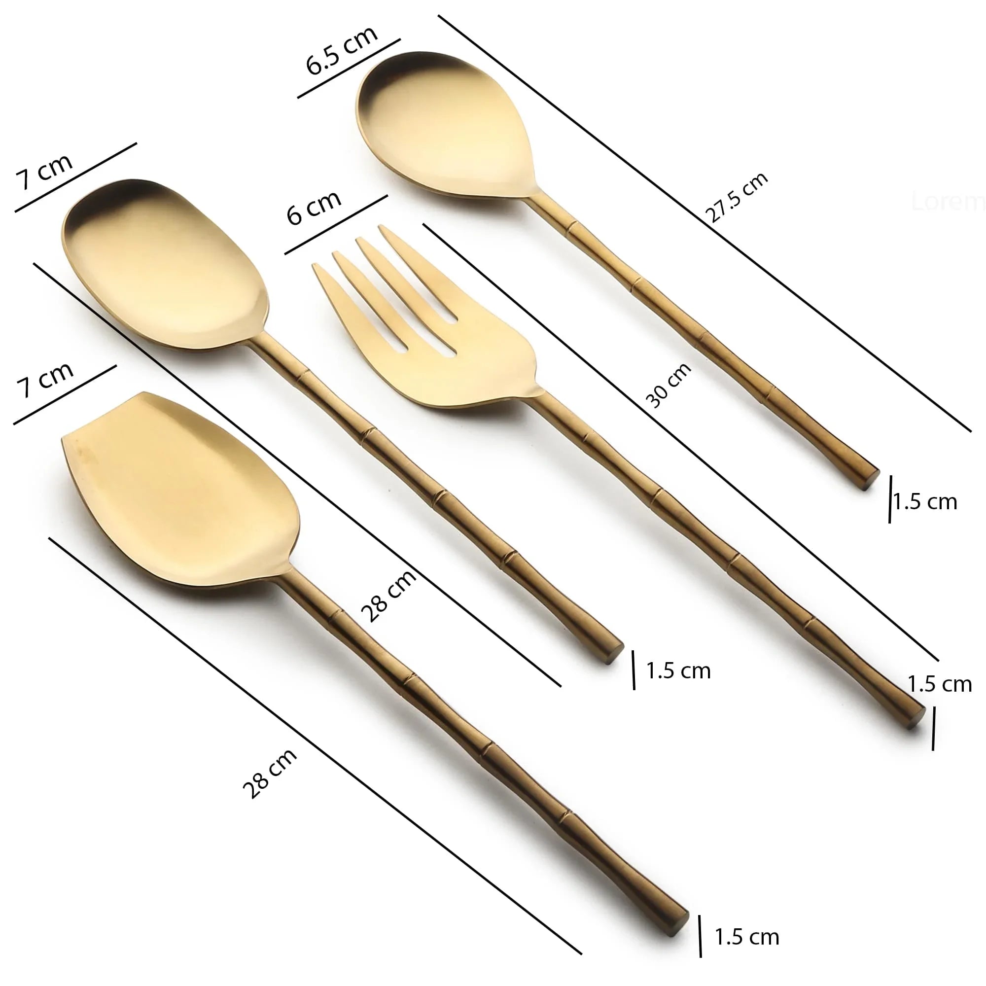 Bamboo Elegance Serving Set