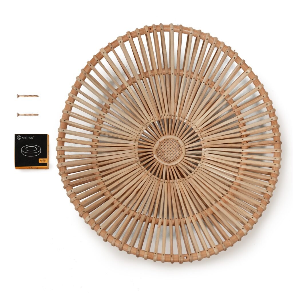 Deval Wall Lamp Light | Handwoven Rattan Ambient Wall Light for Home Decor