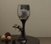 Panthera Pillar Candle Holder