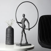 Enigmatic Embrace Sculpture | Designer Showpice for Living Room
