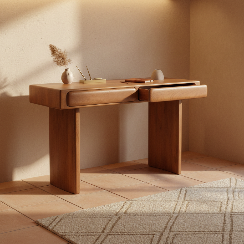 Leo Wooden Console Table