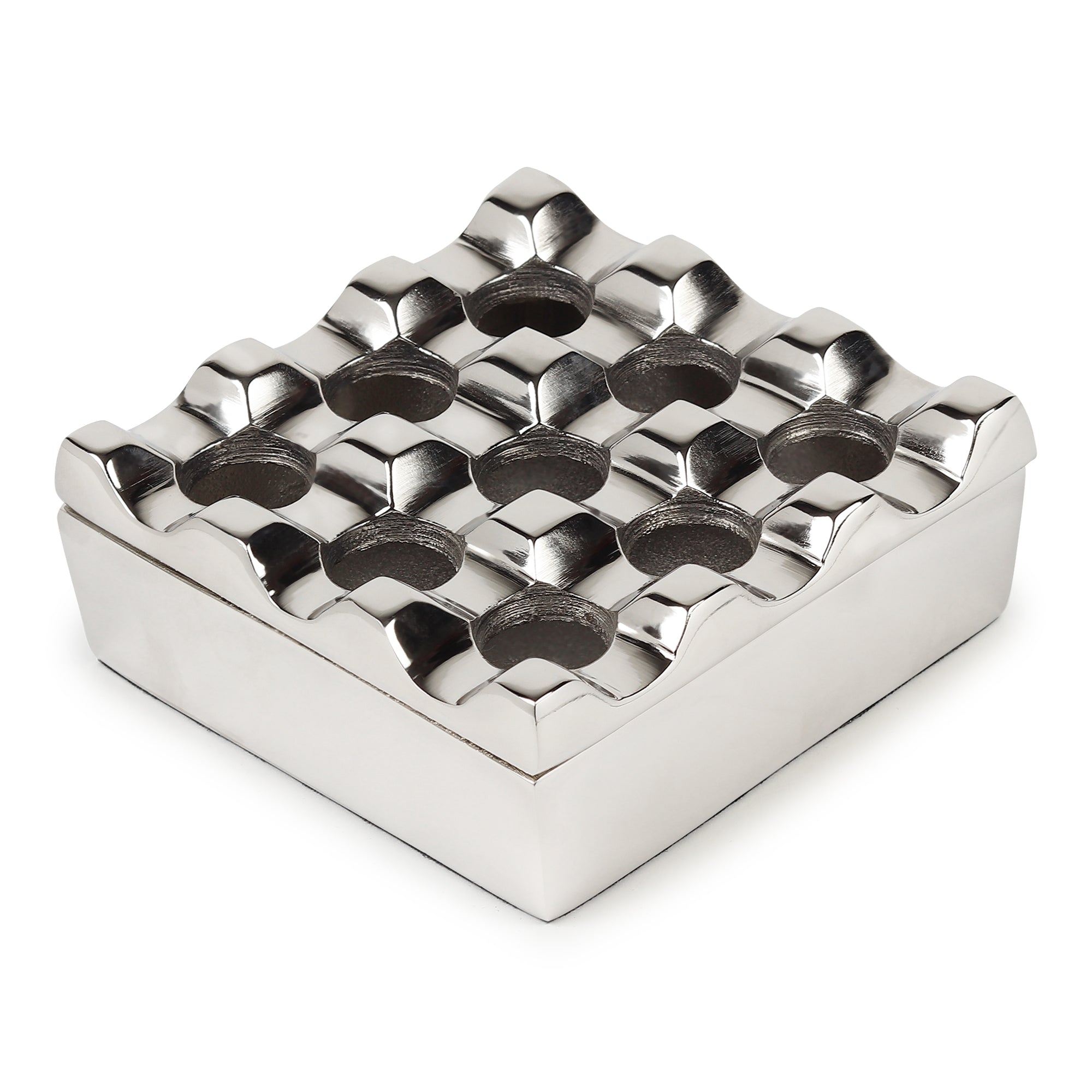 Alaric’s Gold Ashtray – Luxury Aluminium Ashtray in Gold Finish for Modern Home & Table Décor