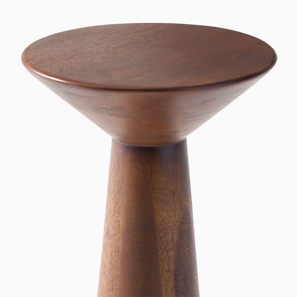 Nime Mango Wood End Table | Stylish Bedside Table | Side Tables for Living Room