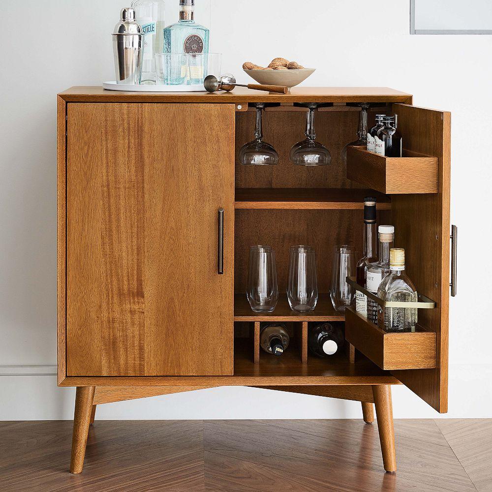 Mid Century Bar Cabinet