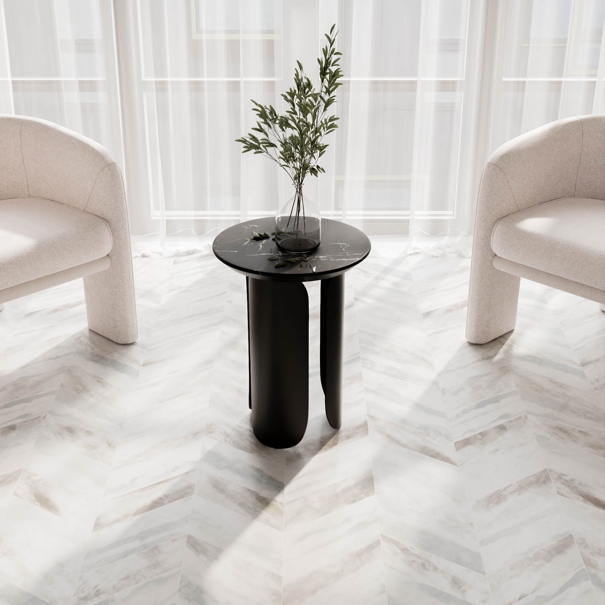 Bearmont Fern Accent Table