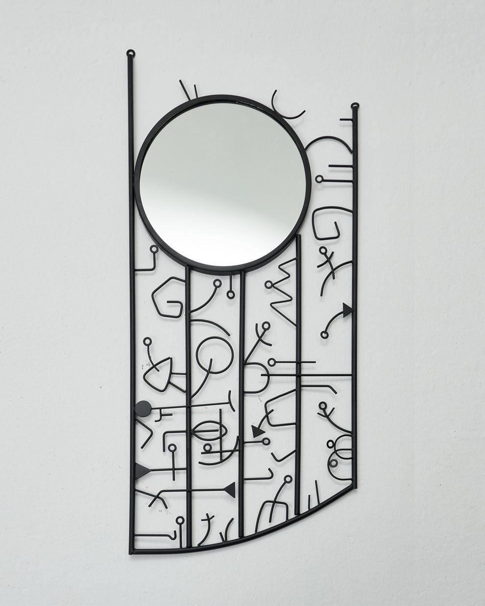 Glyph Designer Mirror | Decorative & Antique Wall Mirror | Unique Design Wall Mirror