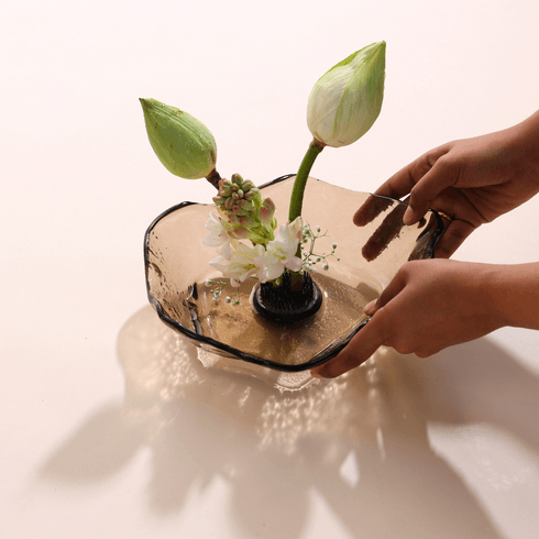 Lava Glass Bowl | Decorative Bowl for Home Decor| Serving Bowl