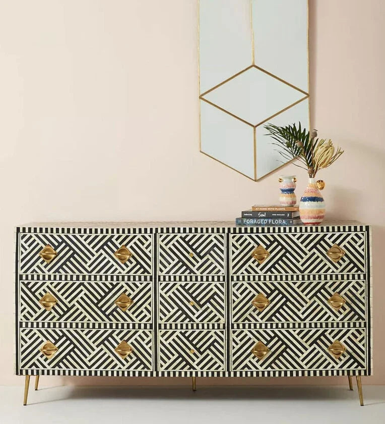 Inlay Sideboard - Chevron