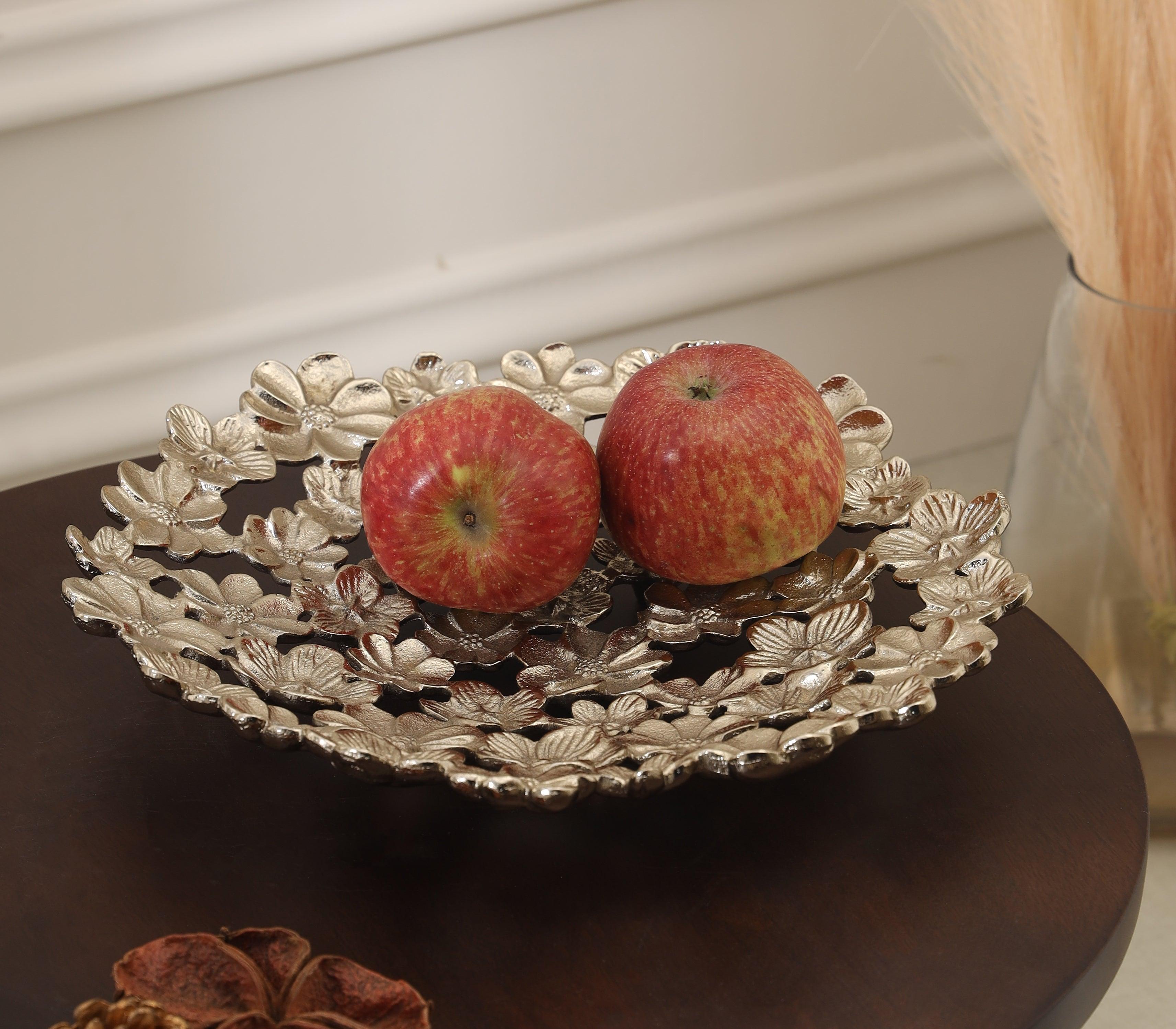 Blossom Platter | Gold Finished