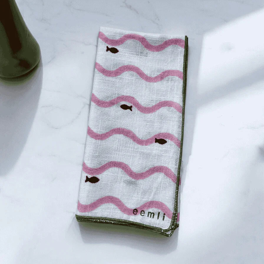 Dab Dab Fish | Napkin | Slub Cotton