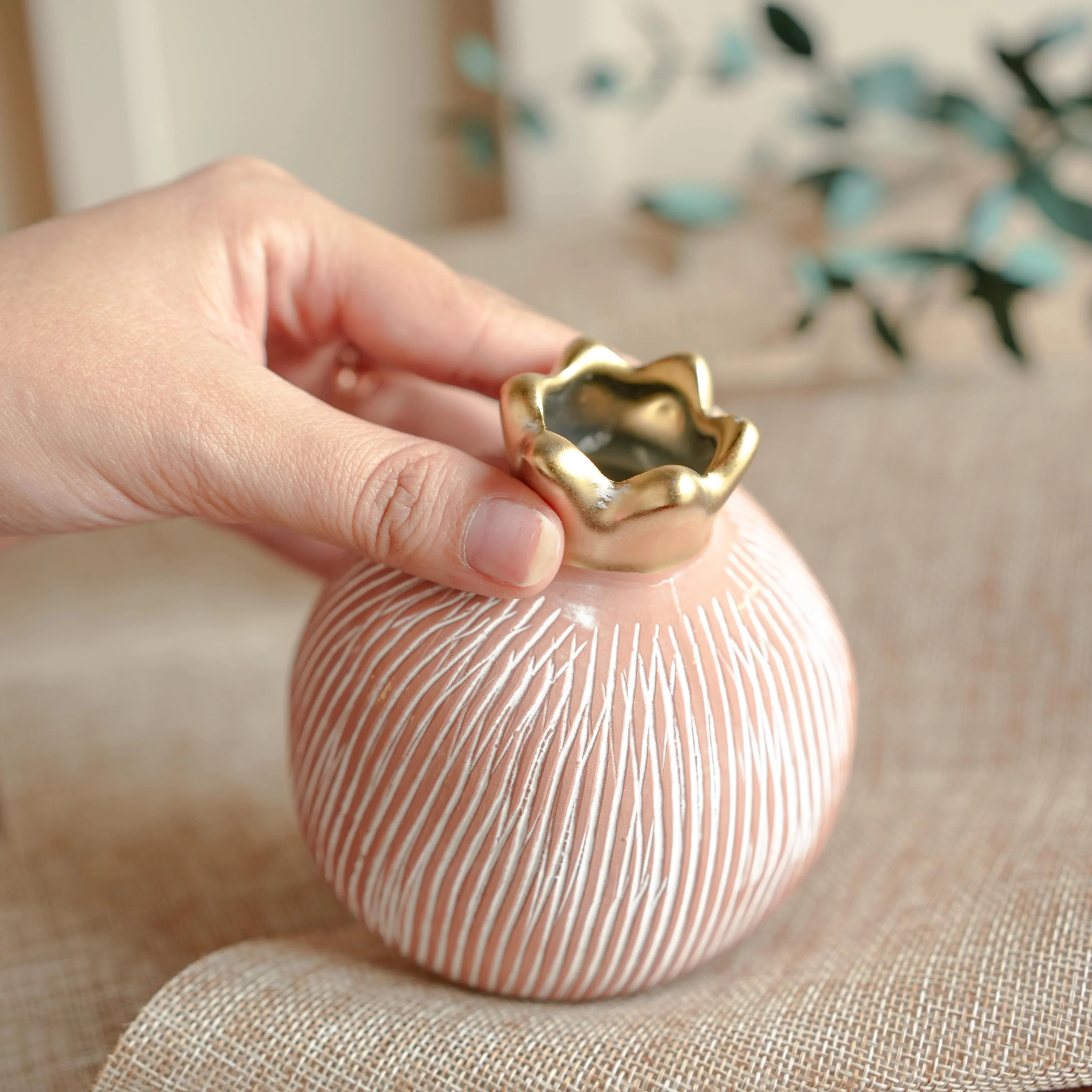 Pomegranate Jewel Vase