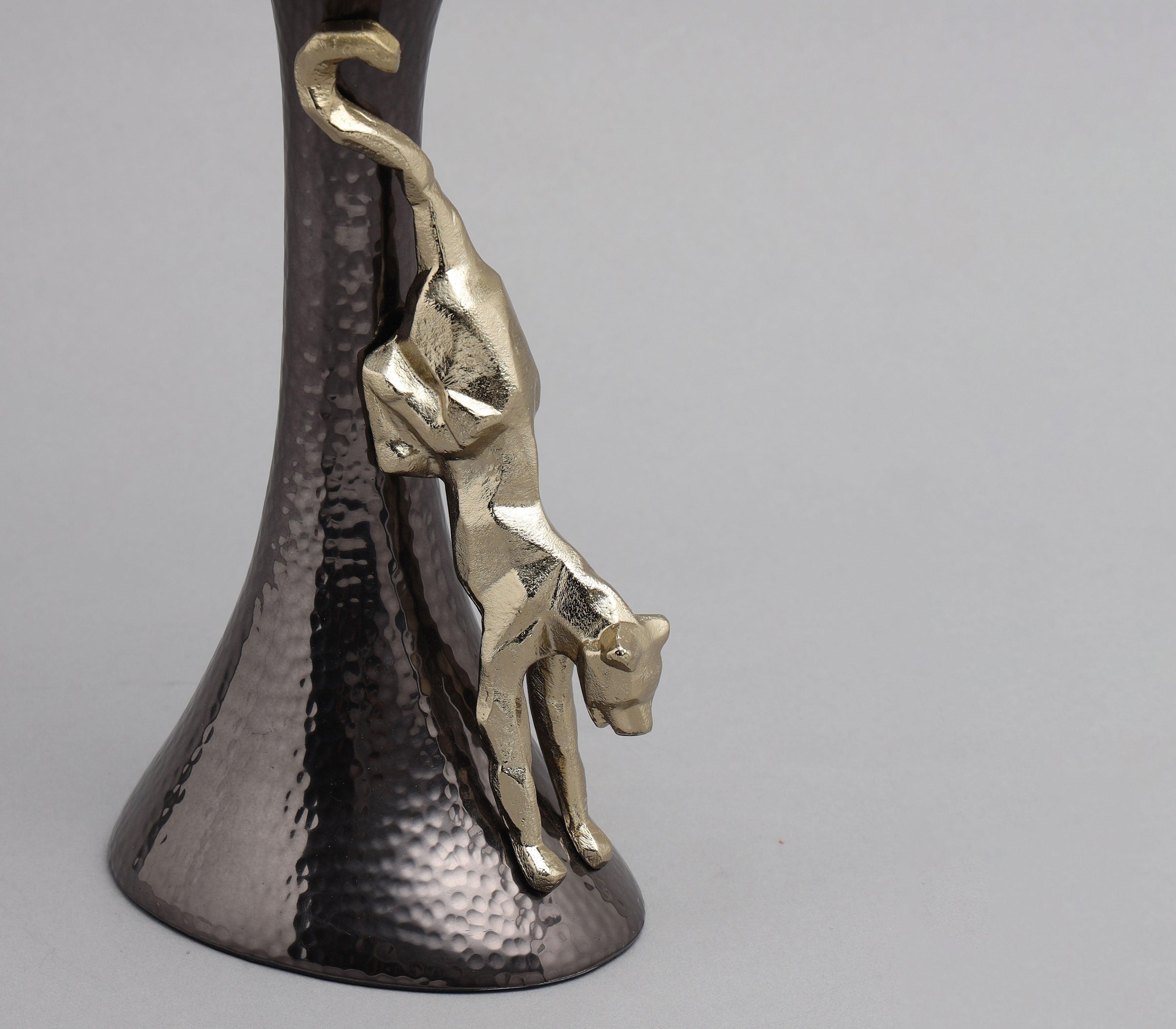 Panthera Pillar Candle Holder