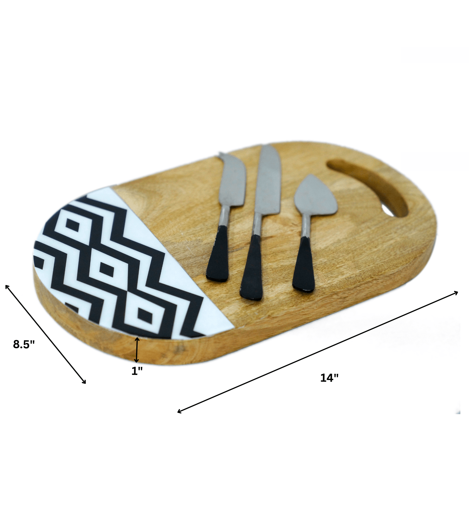 Oval Shape Mango Wood Cutting Board – Premium Chopping Board for Kitchen, Vegetables, and Serving