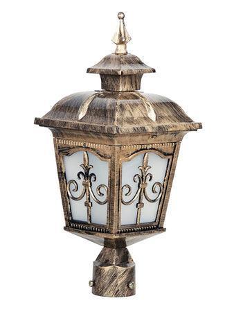Antique Golden Londonderry Small Outdoor Gate Light Lamp For Outdoor Decoration