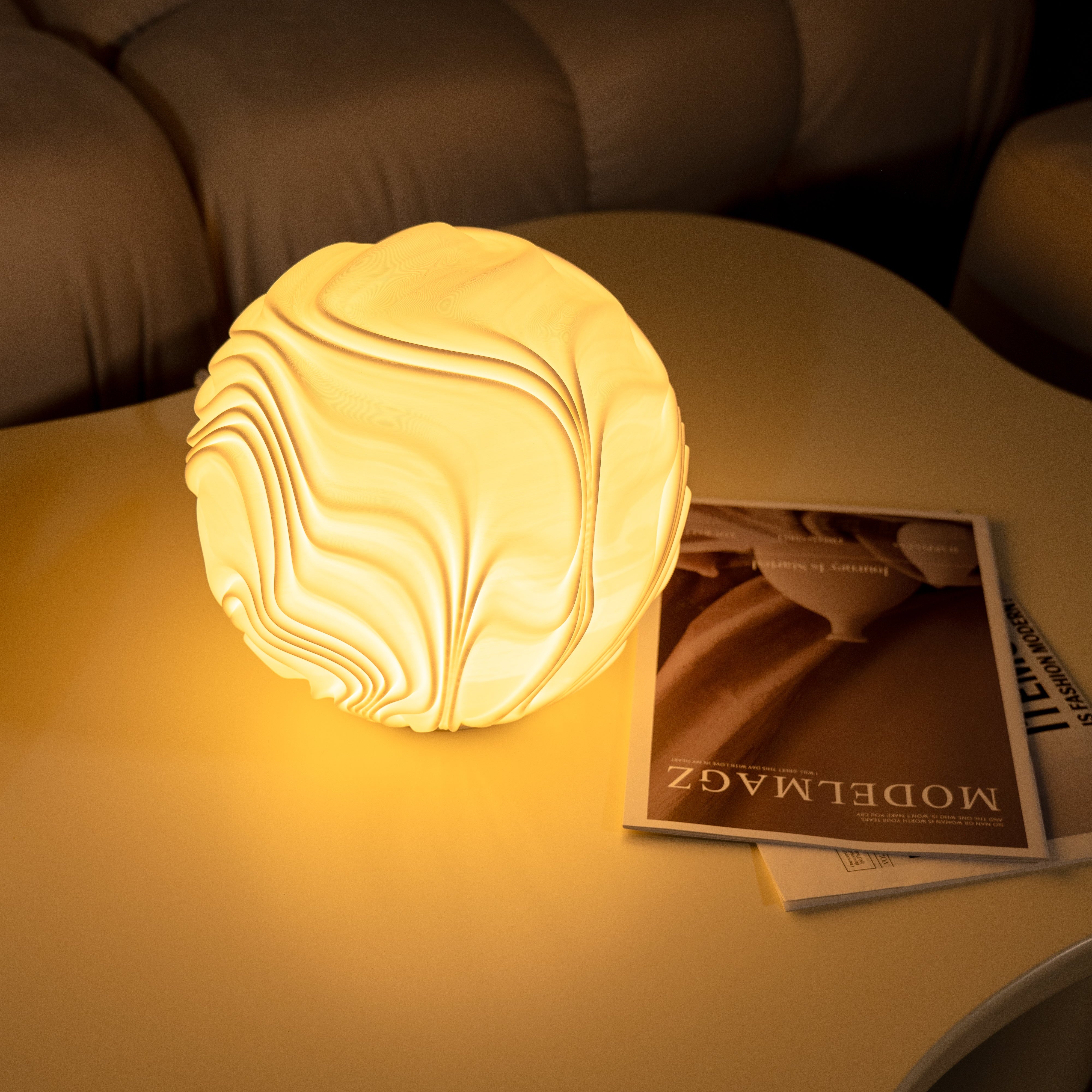 Flow Sculpted Lamp
