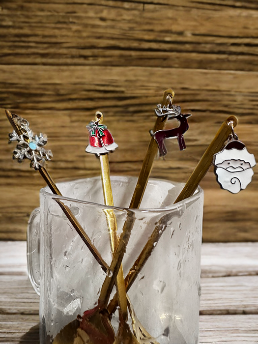 Christmas Hanging Folk And Spoon Set | Xmas Cutlery Kits