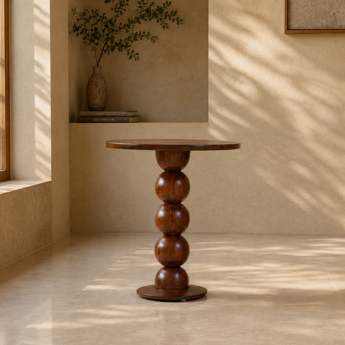 Orb Teak Wood Side Table