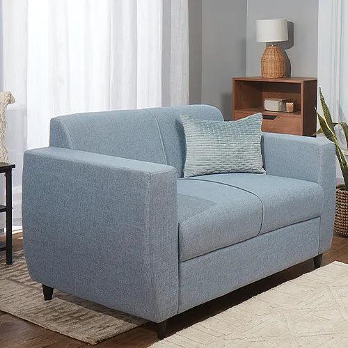 Minicoy Fabric Sofa (Sky Blue)