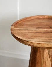 Tray Top Sheesham Wood End Table| Wooden Side Table for Living Room