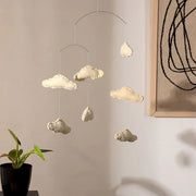 Felt Ornaments - Hanging Mobile (Cloud)
