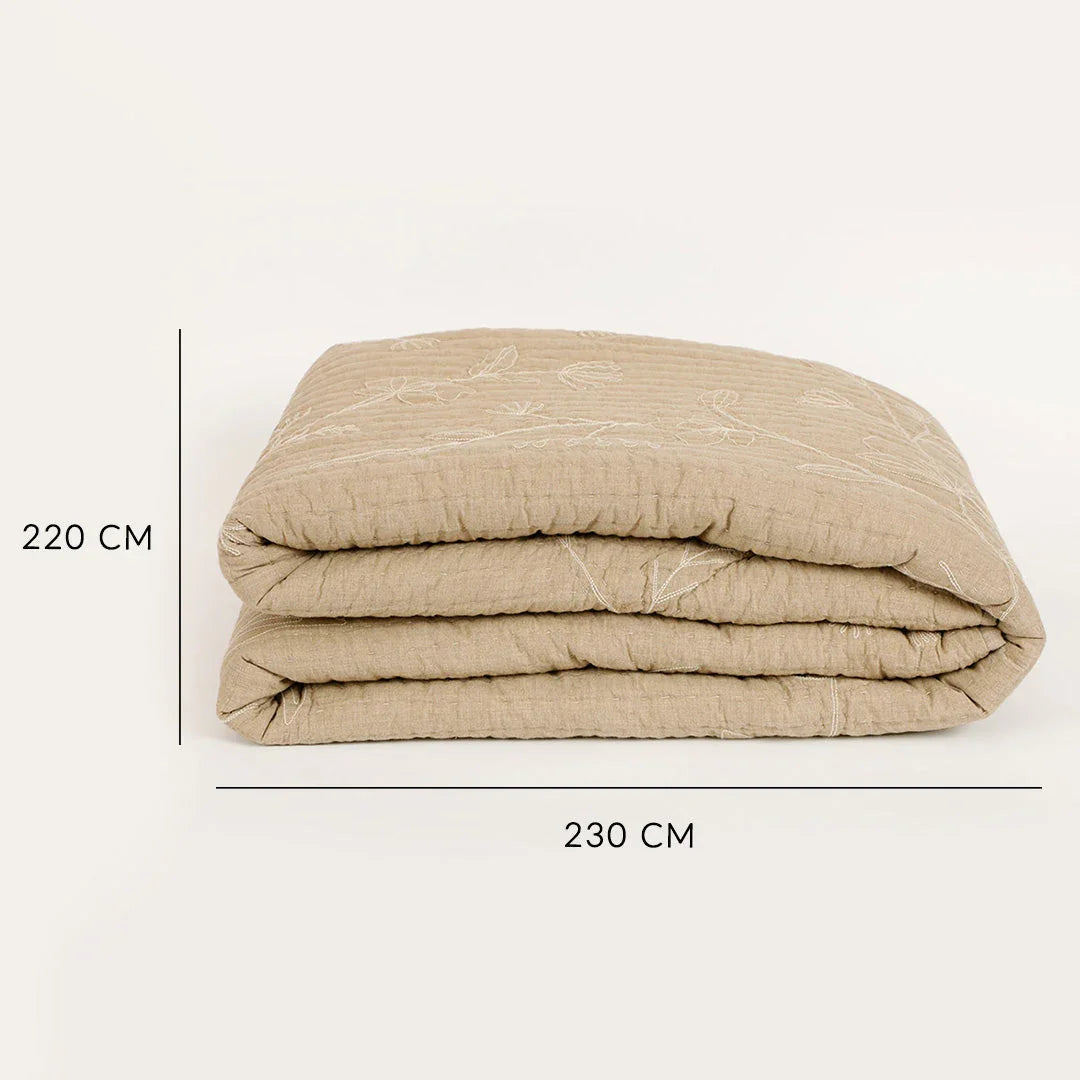 Whimsy Embroidered Bedspread