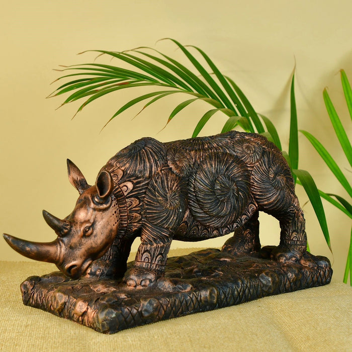 Resin Rhino Decor