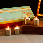 Spinzar Candle Holder & T-Light Gift Set of 4
