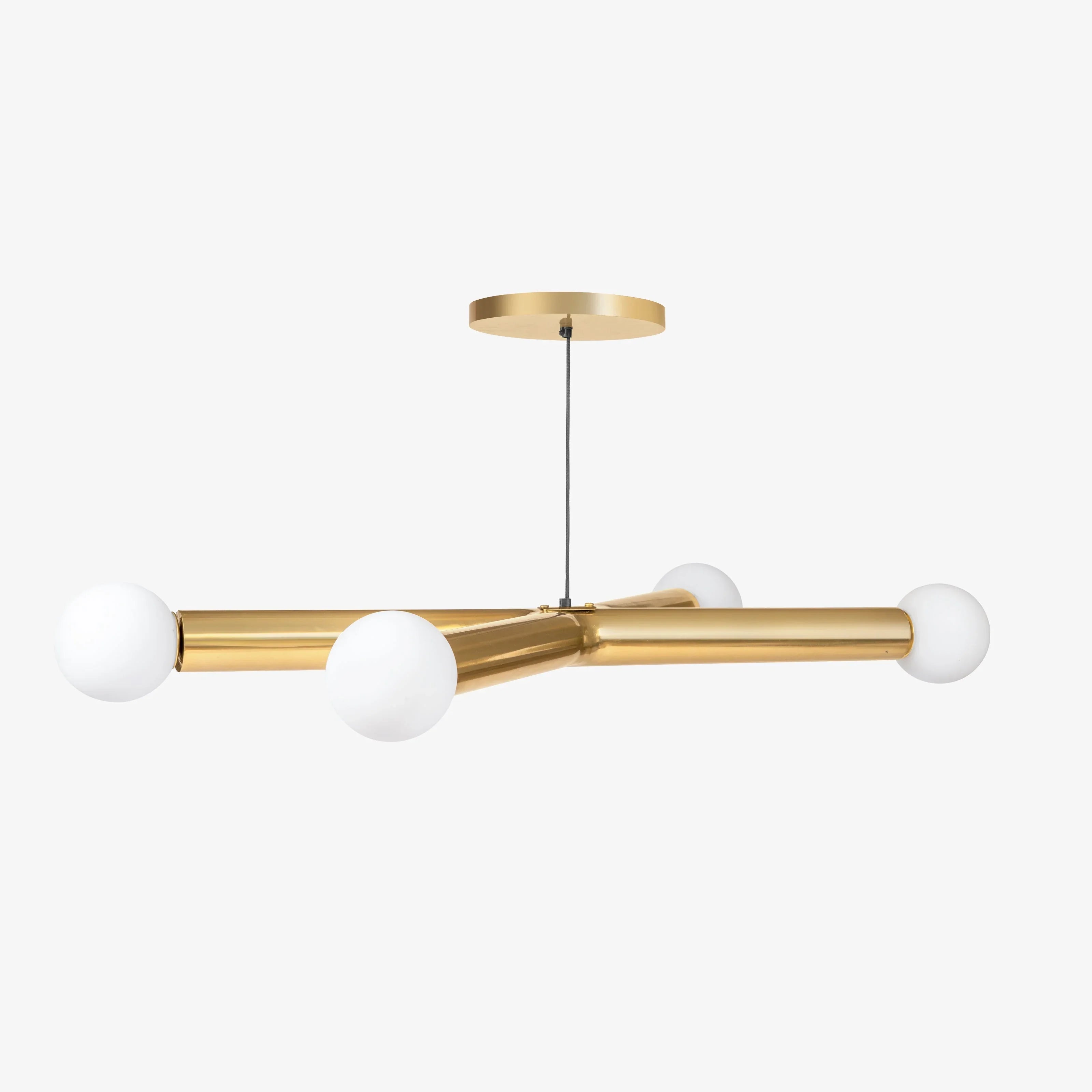 Cora Chandelier | Mild Steel and Glass