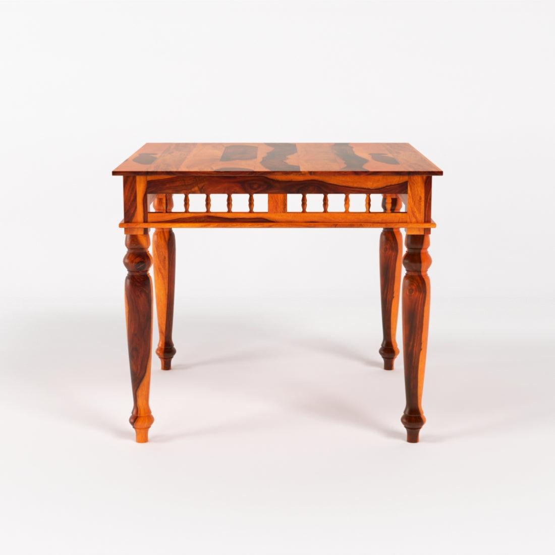 Rinika 2 Seater Dining Table Set | Sheesham Wood Dinner Table Set with 2Pc Chair