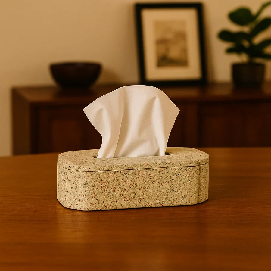 Terazzo Tissue Box | multicolor