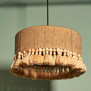 Luz Jute Pendant Lamp | Boho Rustic Natural Fiber Light