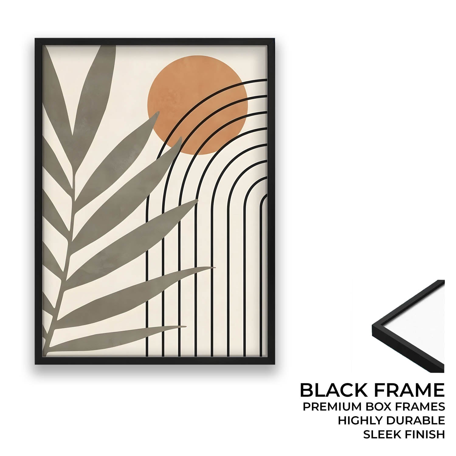 Sunlit Leaves Wall Painting