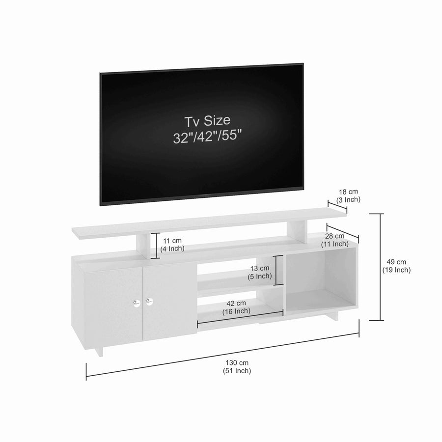 TV Unit for 55 Inch TV with Storage - Eskido