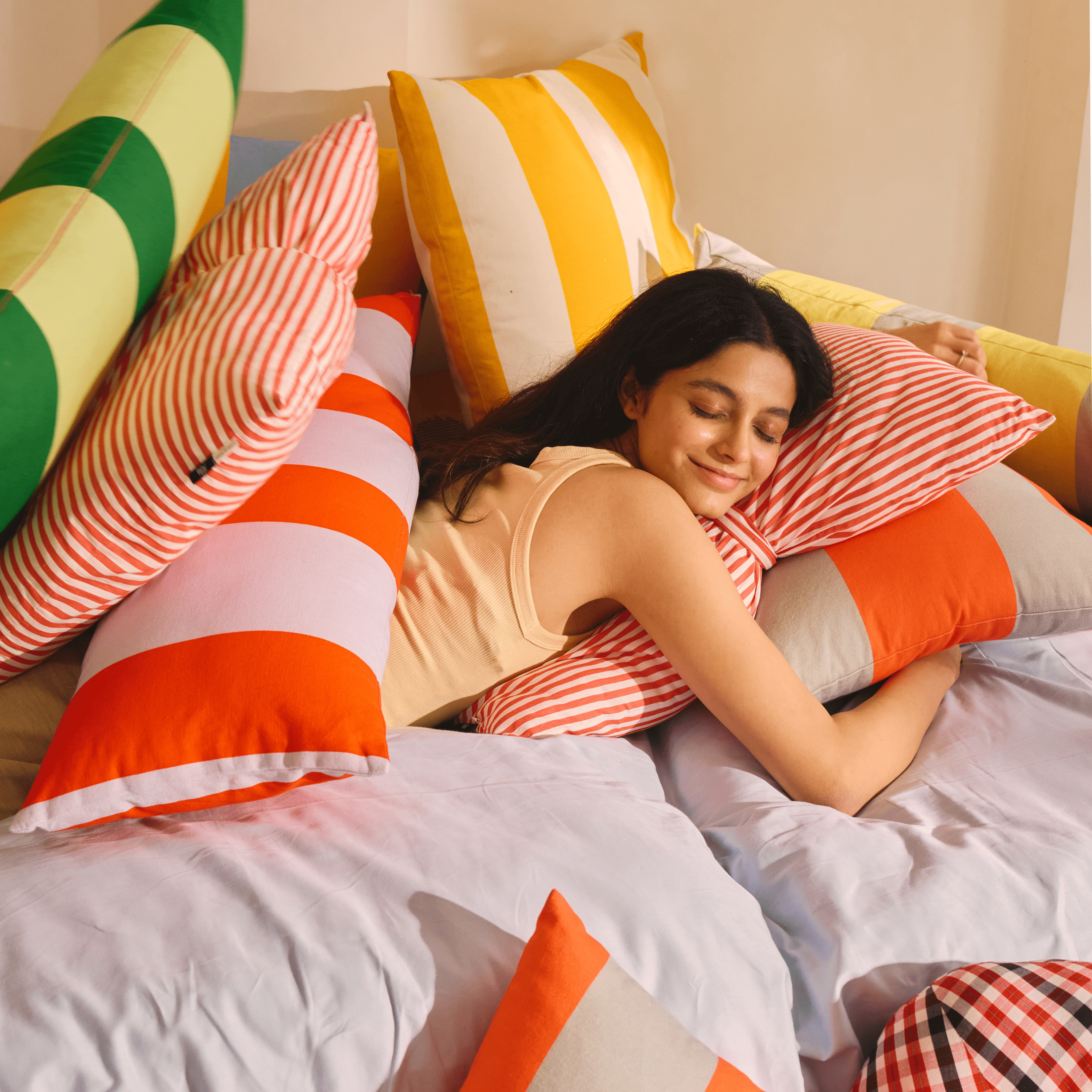 Colouways Cushion Cover - Buttercream