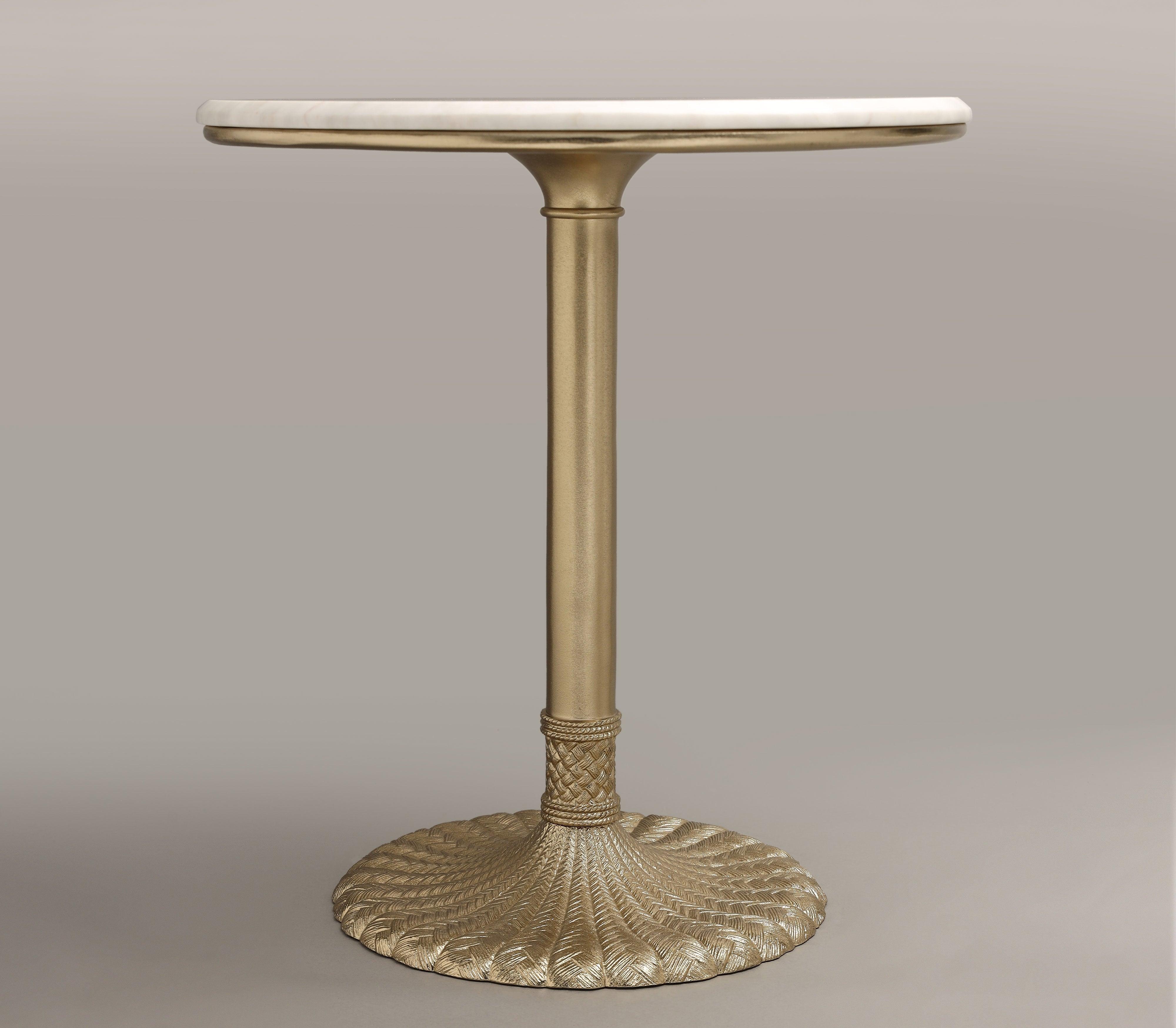 Braided Sofa Side Table for Living Room | Luxurious Corner Table | Bedside Table | Small End Table