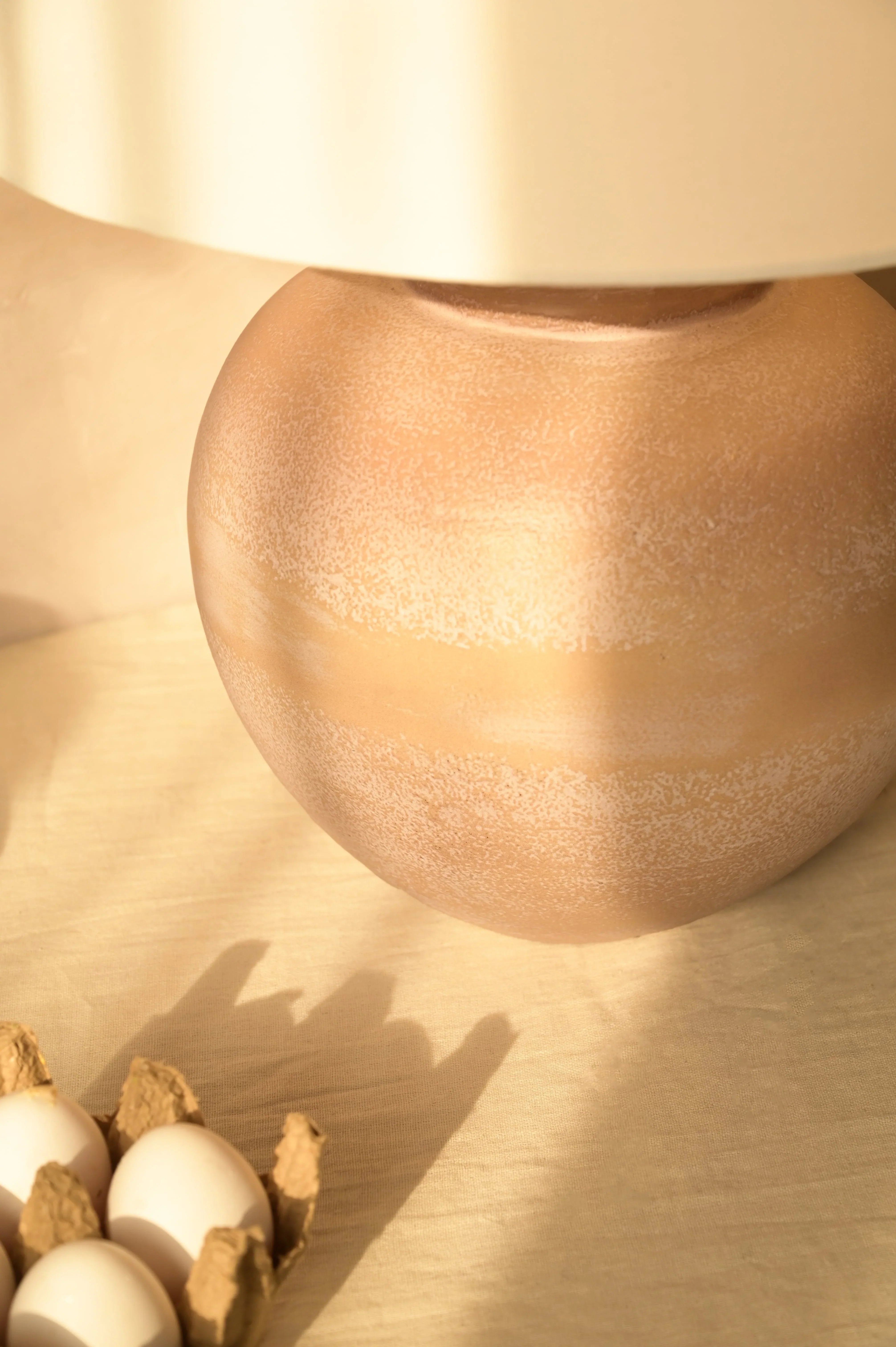 Brim Designer Table Lamp | Modern Accent Table Lamp for Living Room & Bedroom