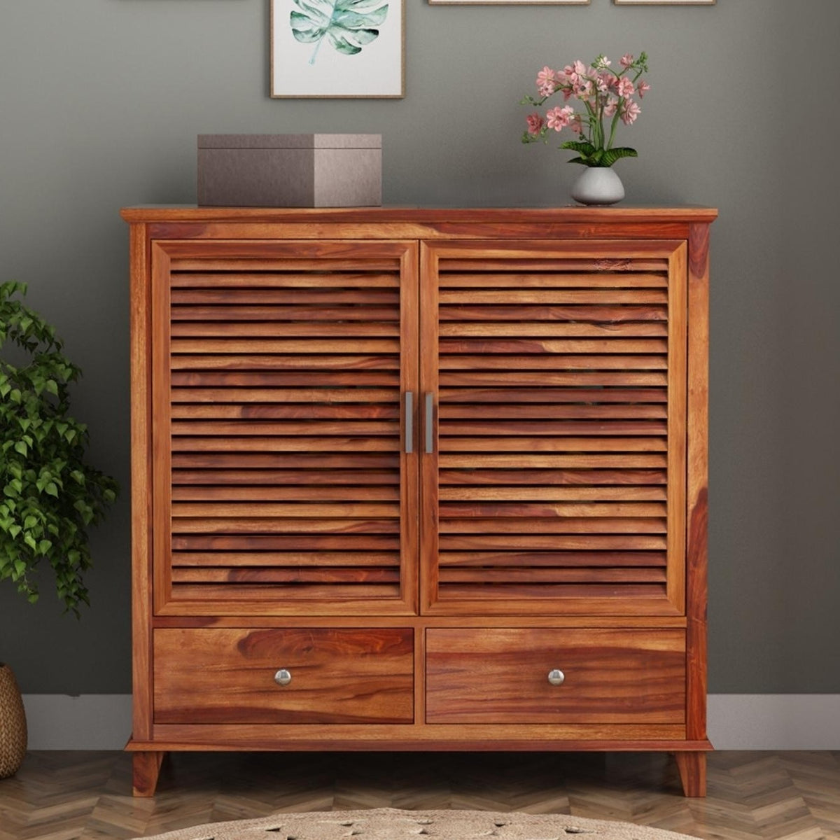 Neptune Shoerack | Sheesham Wood
