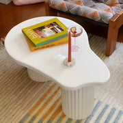 Charming Coffee Table Child-Safe & Durable for Kids (White)