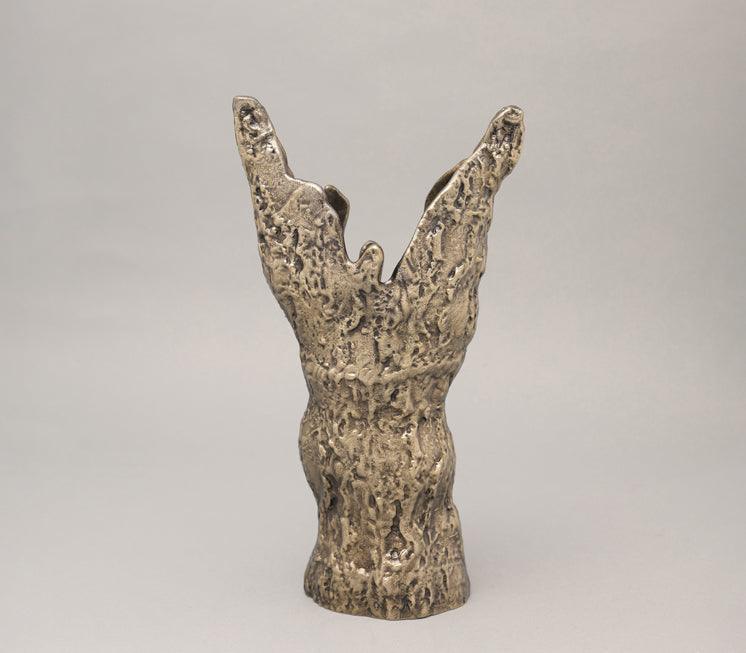 Birch Vase | Antique Brass Finished