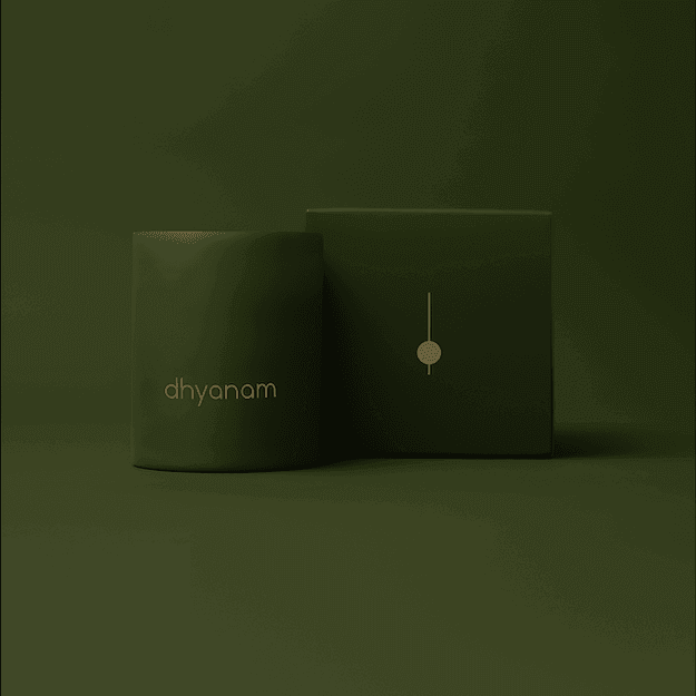 Meditation Candle Fragrance of Lemongrass & Amber Luxury Soy Wax Candle with Wooden Wick