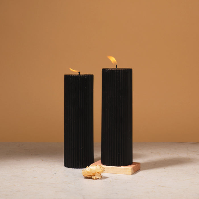 Pillar Candle Set of 2