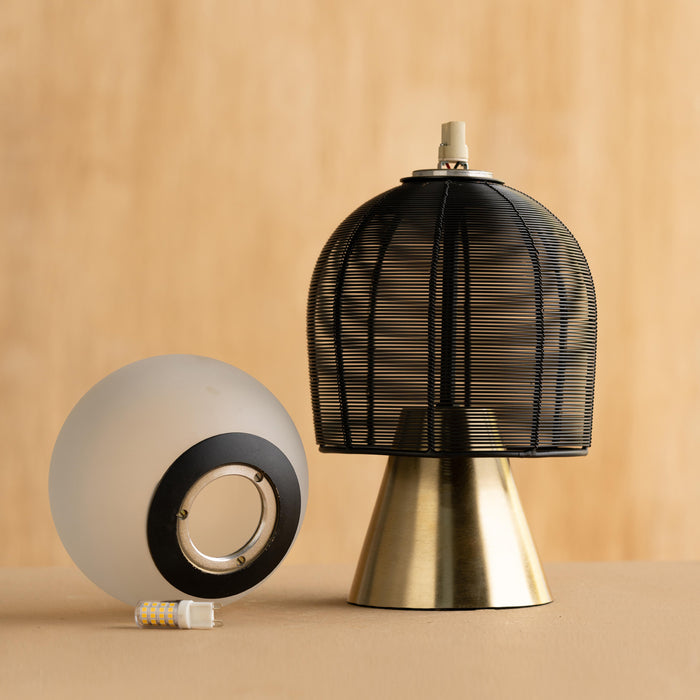 Totem Black Table Lamp