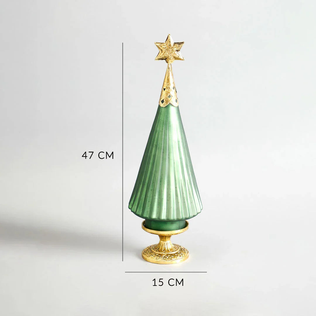 Star Christmas Glass Decorative Tree