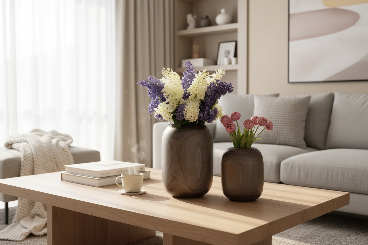 Walnut Petite Flower Vase