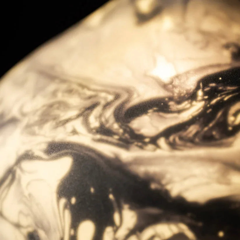 Bella Black Repoussed Hanging Lamp