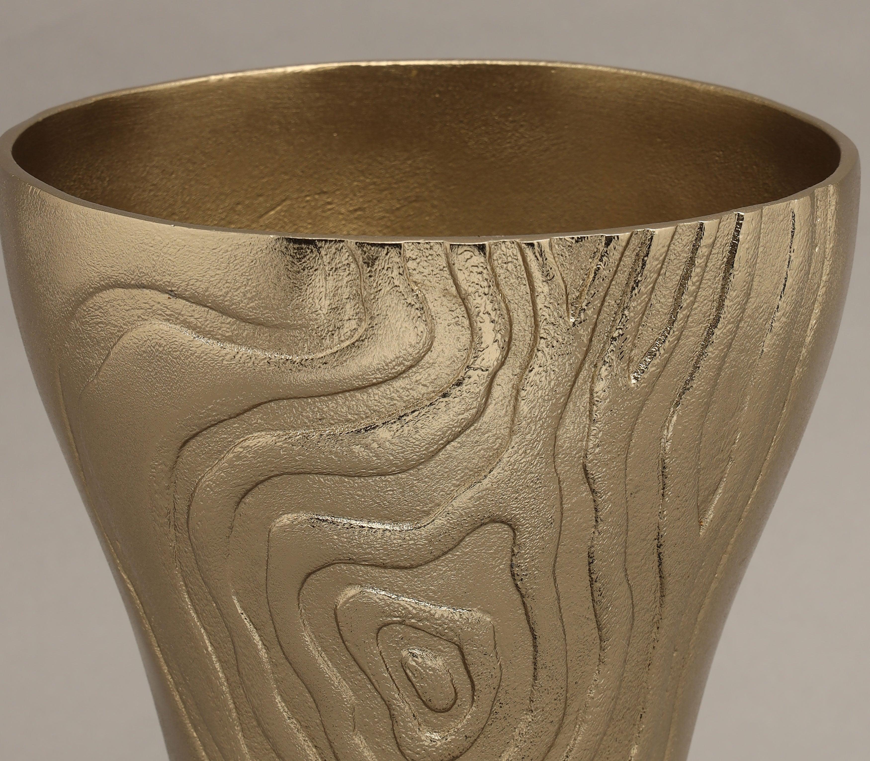 Perrenial Flower Vase | Gold Finished