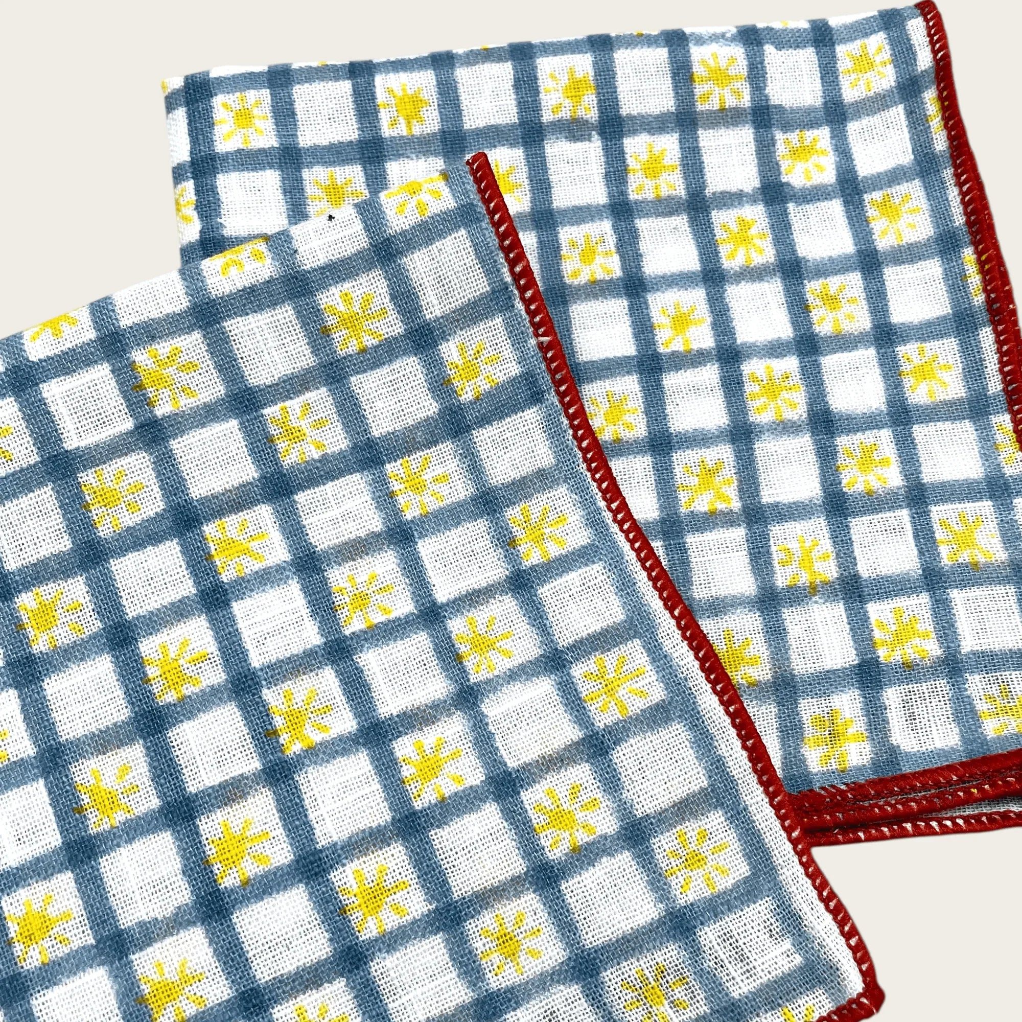 Sunny Square | Kerchief Squares | Slub Cotton