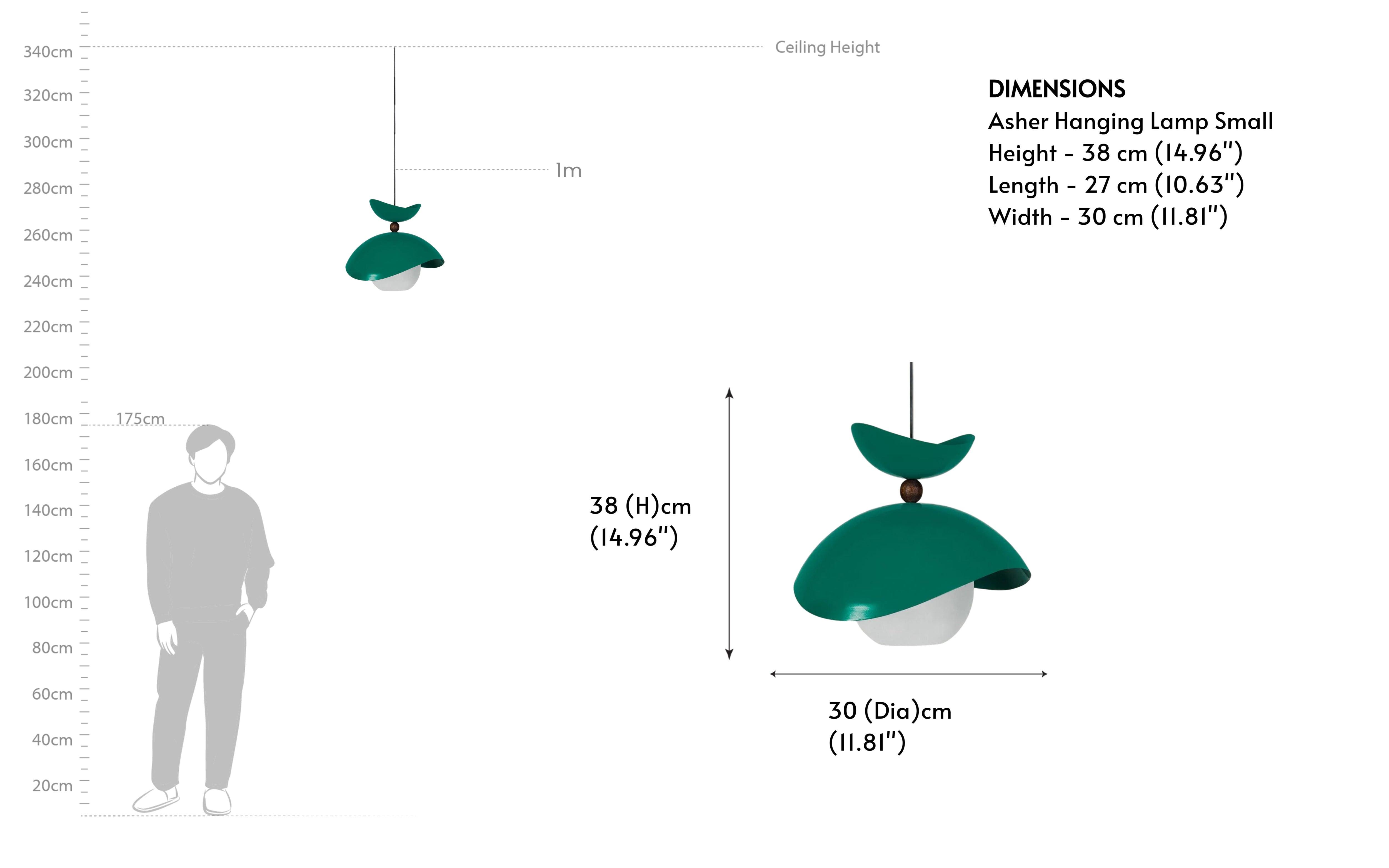 Asher Hanging Lamp Small